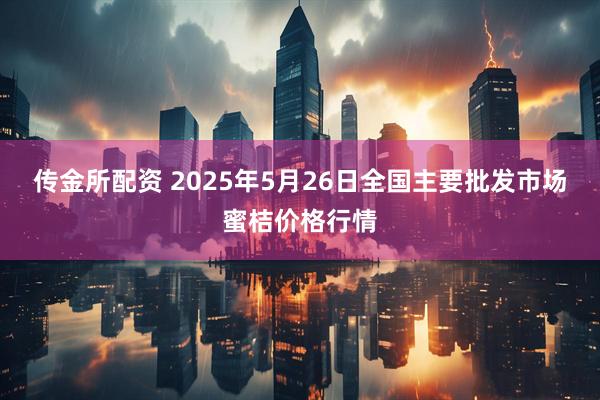 传金所配资 2025年5月26日全国主要批发市场蜜桔价格行情