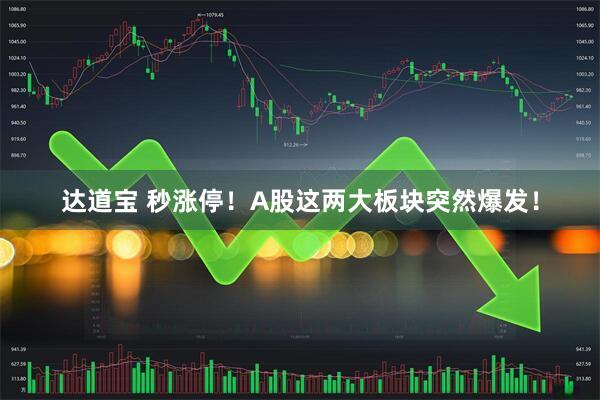 达道宝 秒涨停！A股这两大板块突然爆发！