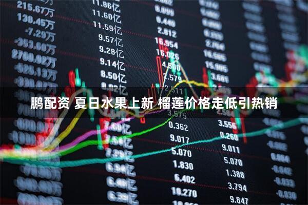 鹏配资 夏日水果上新 榴莲价格走低引热销