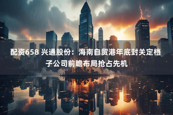 配资658 兴通股份：海南自贸港年底封关定档 子公司前瞻布局抢占先机