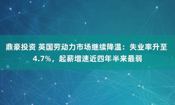 鼎豪投资 英国劳动力市场继续降温：失业率升至 4.7%，起薪增速近四年半来最弱