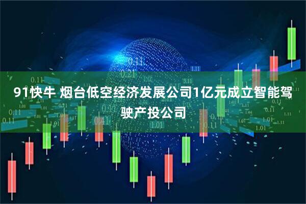 91快牛 烟台低空经济发展公司1亿元成立智能驾驶产投公司